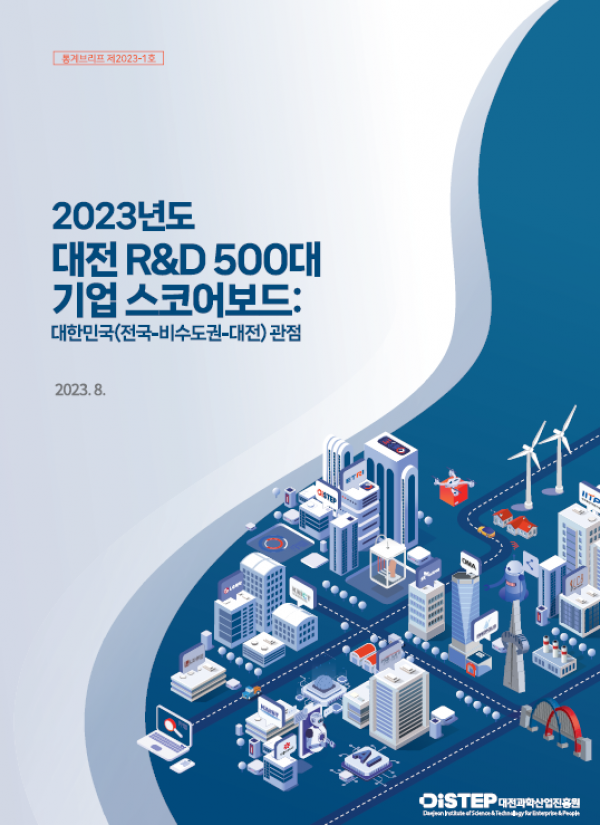[통계브리프 제2023-1호] 2023년도 대전 R&D 500대 기업 스코어보드(대한민국 관점)